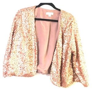Stunning Rose Gold Sequin Bolero!